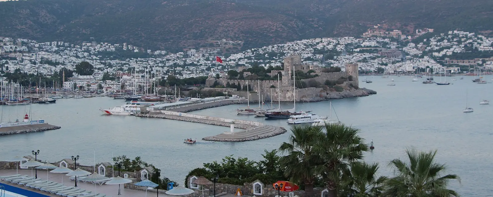Bodrum castle and marina