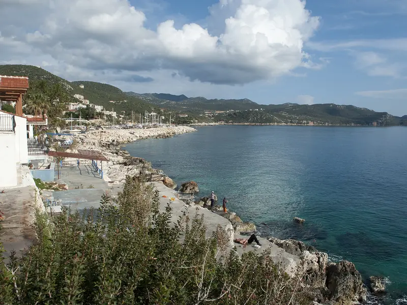 The coast at Kaş